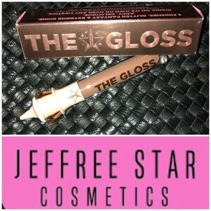 JEFFREE STAR -NWT The Gloss in The Glass Top Table (Sheer Chocolate Brown)
